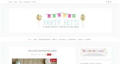 Desktop Screenshot of partyfettiblog.com